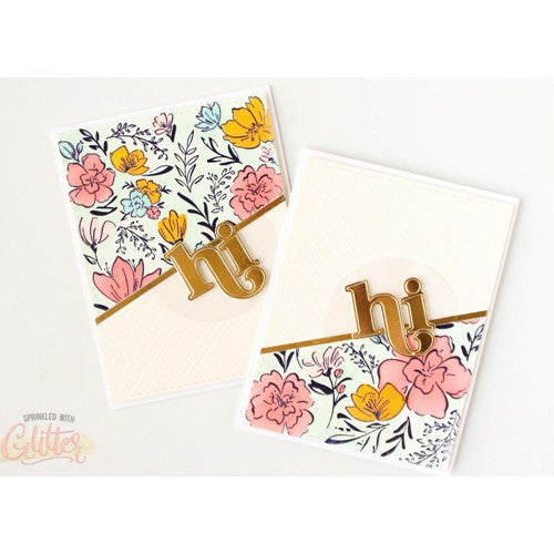 Simon Says Stamp! PinkFresh Studio INKY FLORAL BACKGROUND Cling Stamp 161522 | color-code:ALT02