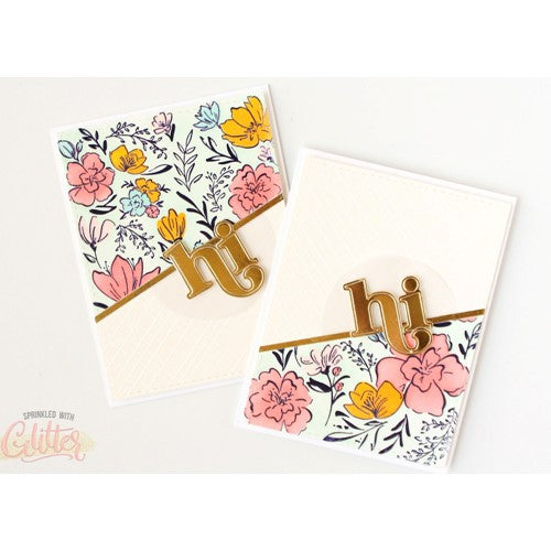Simon Says Stamp! PinkFresh Studio INKY FLORAL BACKGROUND Stencil Set 161622 | color-code:ALT02