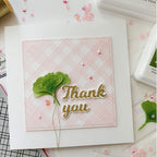 Simon Says Stamp! PinkFresh Studio FALL LEAF BORDER SENTIMENTS Die Set 162022 | color-code:ALT05