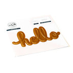Simon Says Stamp! PinkFresh Studio SENTIMENT SUITE HELLO Hot Foil Plate 162822
