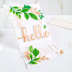 Simon Says Stamp! PinkFresh Studio SENTIMENT SUITE HELLO Hot Foil Plate 162822 | color-code:ALT01