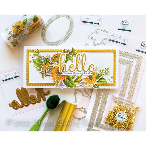 Simon Says Stamp! PinkFresh Studio SENTIMENT SUITE HELLO Hot Foil Plate 162822 | color-code:ALT02