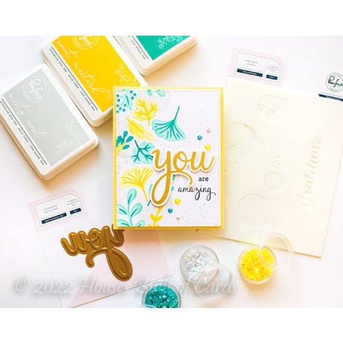 Simon Says Stamp! PinkFresh Studio SENTIMENT SUITE YOU Hot Foil Plate 163022 | color-code:ALT03