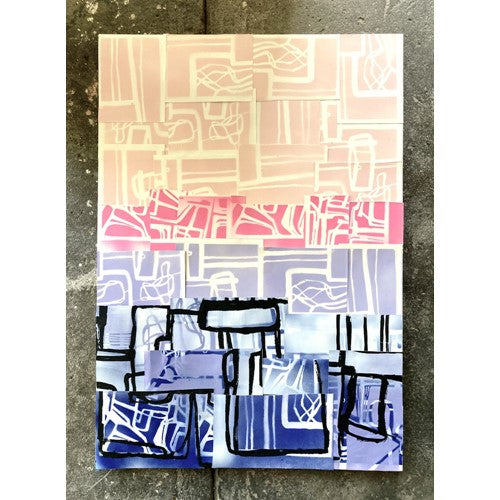 Simon Says Stamp! StencilGirl BOLD ABSTRACT LINES 4 Stencil s915