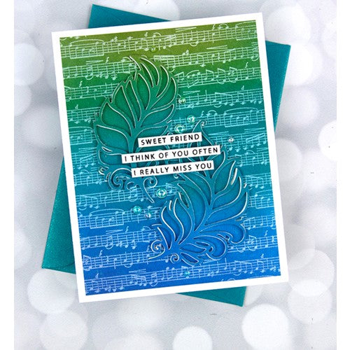 Simon Says Stamp! Gina K Designs FANCY FEATHERS Coordinating Dies die0242 | color-code:ALT1