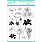 Simon Says Stamp! Gina K Designs TREAT YOURSELF Clear Stamps lh29
