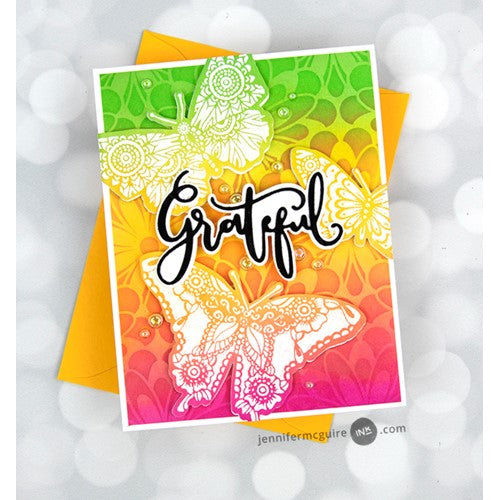 Simon Says Stamp! Gina K Designs FLOWER GARDEN Stencil skdst40 | color-code:ALT1