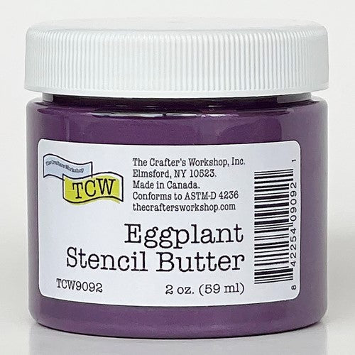 Simon Says Stamp! The Crafter's Workshop EGGPLANT Stencil Butter tcw9092