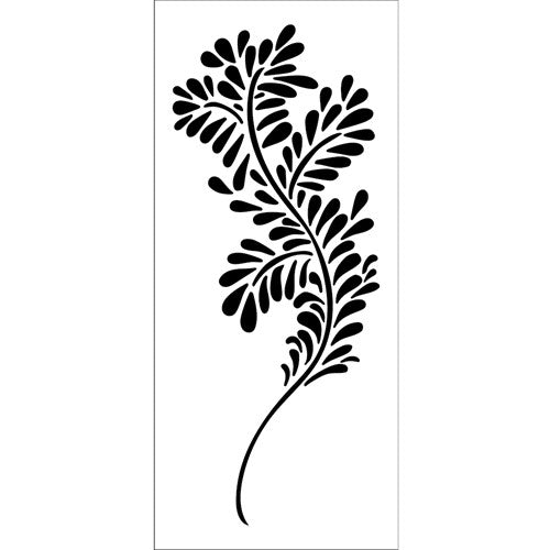 Simon Says Stamp! The Crafter's Workshop FANCIFUL FERN Slimline Stencil tcw2354
