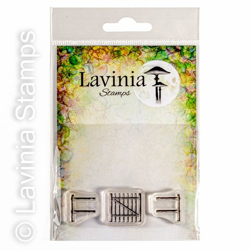 Simon Says Stamp! Lavinia Stamps GATE AND FENCE Clear Stamps LAV752