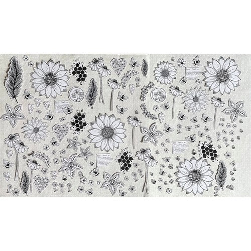 Simon Says Stamp! Julie Hickey Designs BEE AUTIFUL BLOOMS Die Cut Foilables JHD-DCF-1005