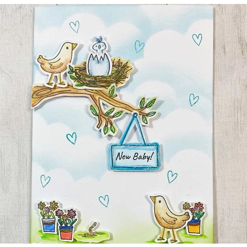 Simon Says Stamp! Julie Hickey Designs YOU'RE SO TWEET Clear Stamps DS-CC-1017