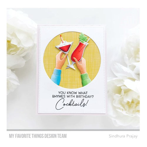 Simon Says Stamp! My Favorite Things RAISE A GLASS Clear Stamps cs711 | color-code:ALT2