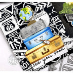 Simon Says Stamp! Hero Arts Fancy Dies LUGGAGE DF079