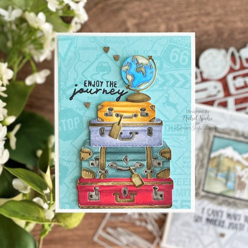 Simon Says Stamp! Hero Arts Fancy Dies LUGGAGE DF079 | color-code:ALT2