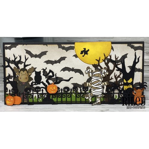 Simon Says Stamp! Riley And Company Cut Ups SPOOKY TREE 3 Die RD505