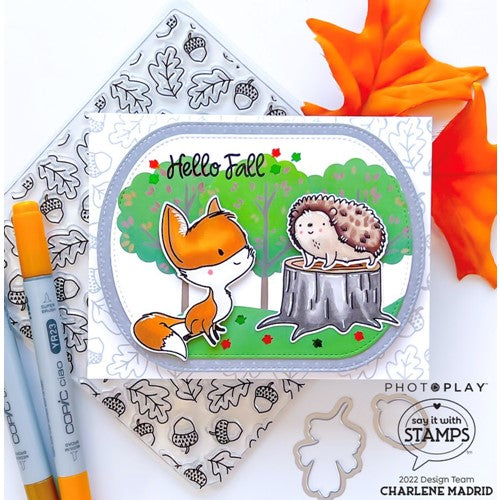 Simon Says Stamp! PhotoPlay HELLO FALL Clear Stamps sis3524