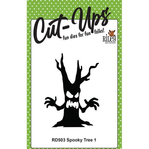 Simon Says Stamp! Riley And Company Cut Ups SPOOKY TREE 1 Die RD503