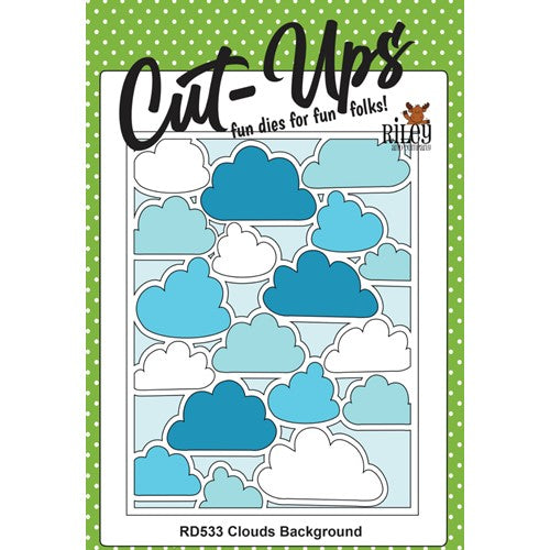 Simon Says Stamp! Riley And Company Cut Ups CLOUDS BACKGROUND Die RD533