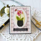 Simon Says Stamp! Papertrey ink INTO THE BLOOMS ORCHID Dies PTI-0462