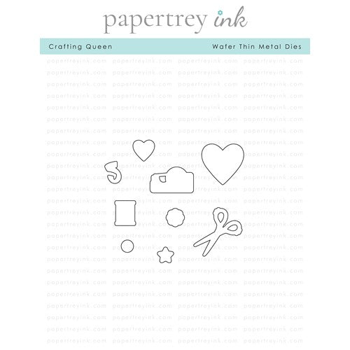 Simon Says Stamp! Papertrey Ink CRAFTING QUEEN Dies PTI-0459