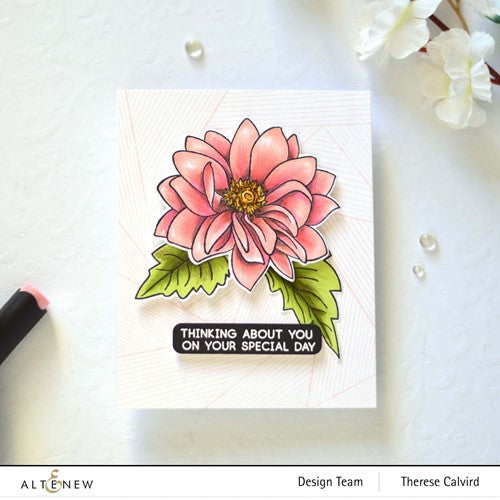 Simon Says Stamp! Altenew LINEAR SPIRAL Clear Stamps ALT7228