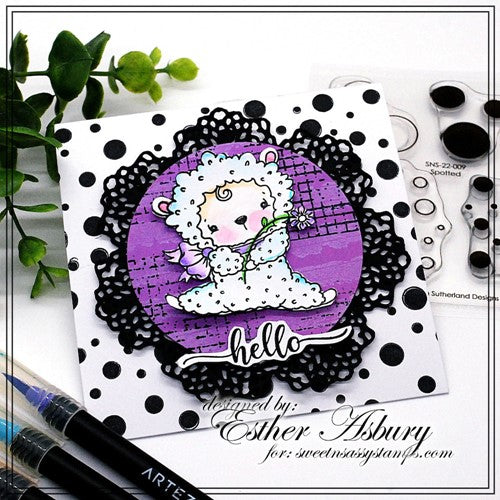 Simon Says Stamp! Sweet 'N Sassy SCRIPT SENTIMENTS Die Set snsd-0187