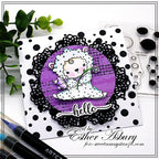 Simon Says Stamp! Sweet 'N Sassy SCRIPT SENTIMENTS Die Set snsd-0187