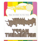 Simon Says Stamp! Waffle Flower HAPPY RETIREMENT DUO Hot Foiling Plate 421042