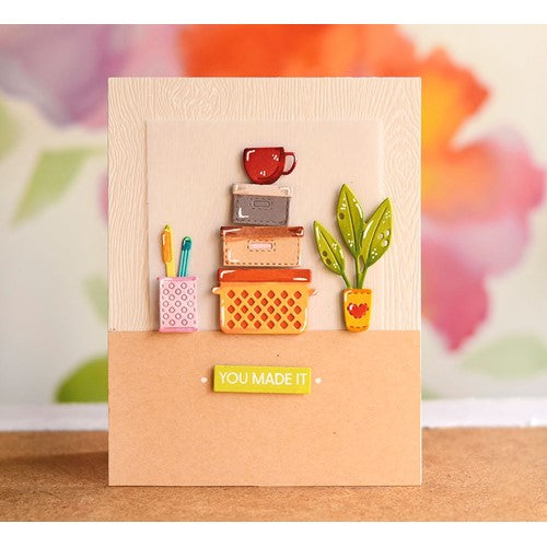 Simon Says Stamp! Waffle Flower SHELVES ADDITIONS Dies 421046