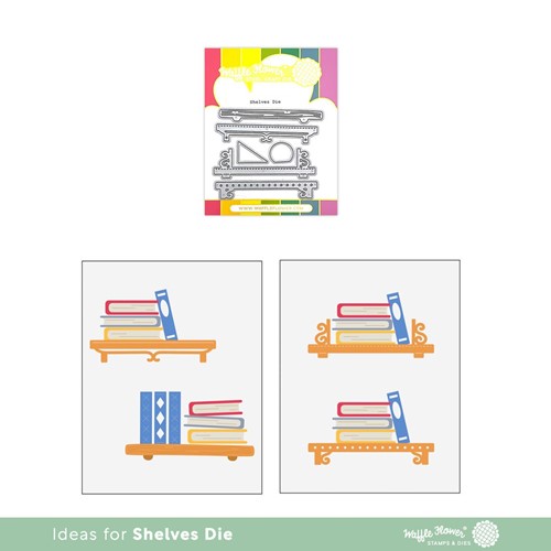 Simon Says Stamp! Waffle Flower SHELVES Dies 421044