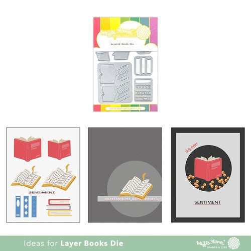 Simon Says Stamp! Waffle Flower LAYERED BOOKS Dies 421045