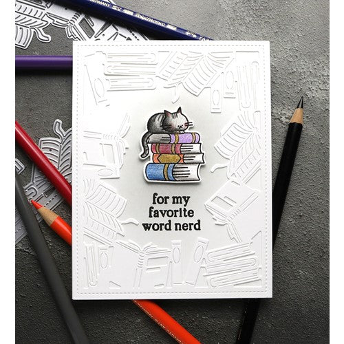 Simon Says Stamp! Waffle Flower BOOK COVER Die 421043 | color-code:ALT3
