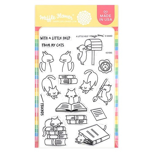 Simon Says Stamp! Waffle Flower A LITTLE HELP Clear Stamps 421063