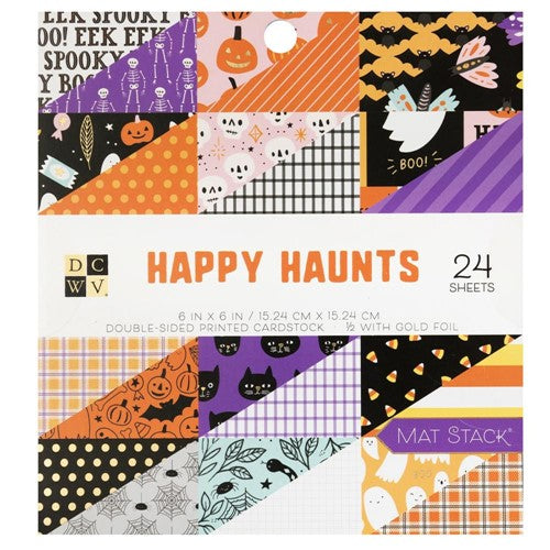Simon Says Stamp! DCWV 6 x 6 HAPPY HAUNTS Double Sided Paper Stack 34014718