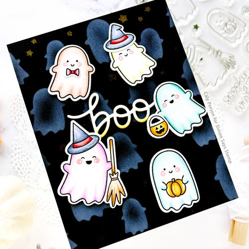 Simon Says Stamp! Pretty Pink Posh GHOST FRIENDS Dies | color-code:ALT1