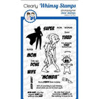Simon Says Stamp! Whimsy Stamps MOMBIE Clear Stamps CWSD425