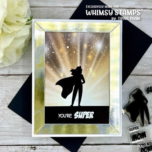 Simon Says Stamp! Whimsy Stamps MOMBIE Clear Stamps CWSD425