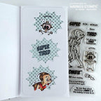 Simon Says Stamp! Whimsy Stamps MOMBIE Clear Stamps CWSD425