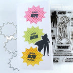 Simon Says Stamp! Whimsy Stamps MOMBIE Clear Stamps CWSD425