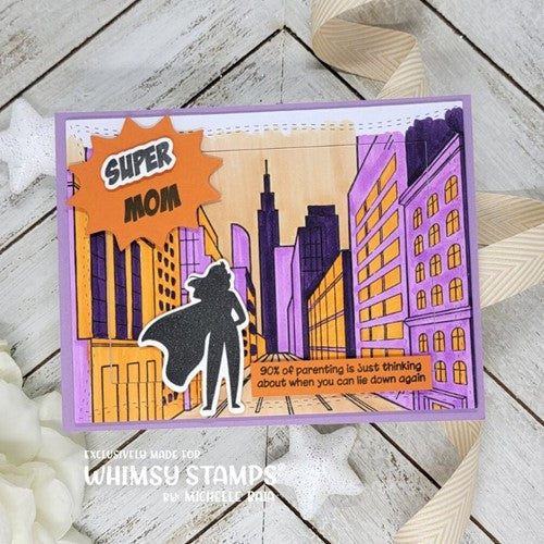 Simon Says Stamp! Whimsy Stamps MOMBIE Clear Stamps CWSD425