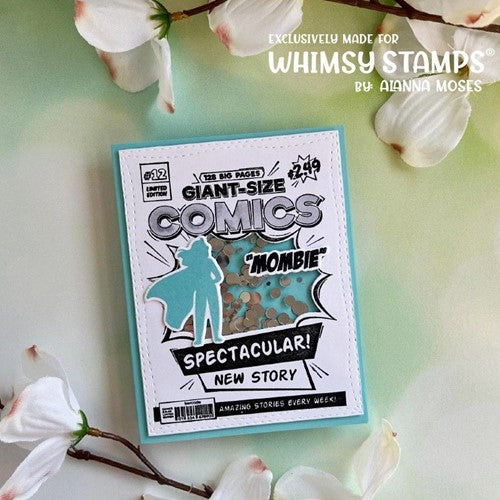Simon Says Stamp! Whimsy Stamps MOMBIE Clear Stamps CWSD425