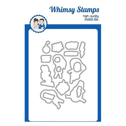 Simon Says Stamp! Whimsy Stamps OH SNAP Outline Dies WSD136
