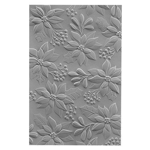 Simon Says Stamp! E3D-038 Spellbinders SCENIC POINSETTIA 3D Embossing Folder