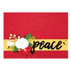 Simon Says Stamp! E3D-038 Spellbinders SCENIC POINSETTIA 3D Embossing Folder