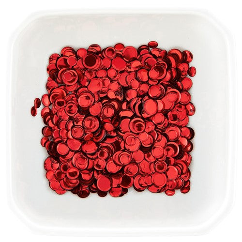 Simon Says Stamp! SCS-202 Spellbinders SCARLET SMOOTH DISCS Color Essentials Sequins