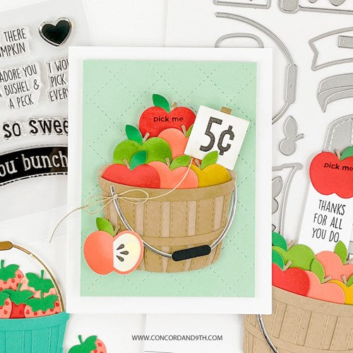 Simon Says Stamp! Concord & 9th FRESHLY PICKED Clear Stamp Set 11433