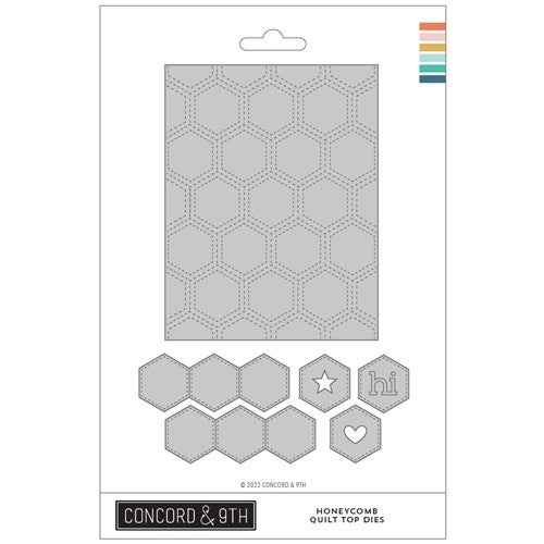 Simon Says Stamp! Concord & 9th HONEYCOMB QUILT TOP Dies 11439