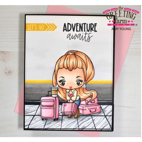 Simon Says Stamp! The Greeting Farm CHEEKY TRAVELS Clear Stamps tgf636 | color-code:ALT1