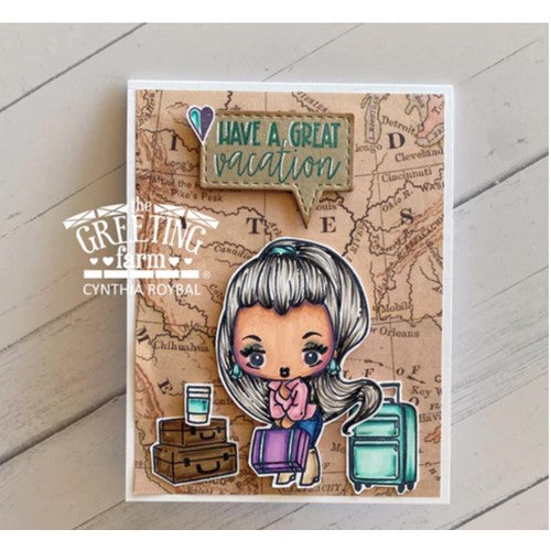 Simon Says Stamp! The Greeting Farm CHEEKY TRAVELS Clear Stamps tgf636 | color-code:ALT2